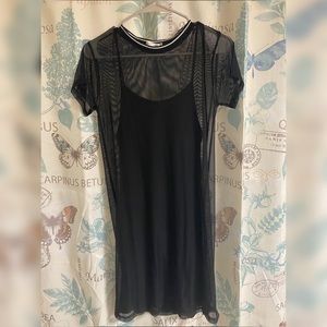 Black Mesh Dress